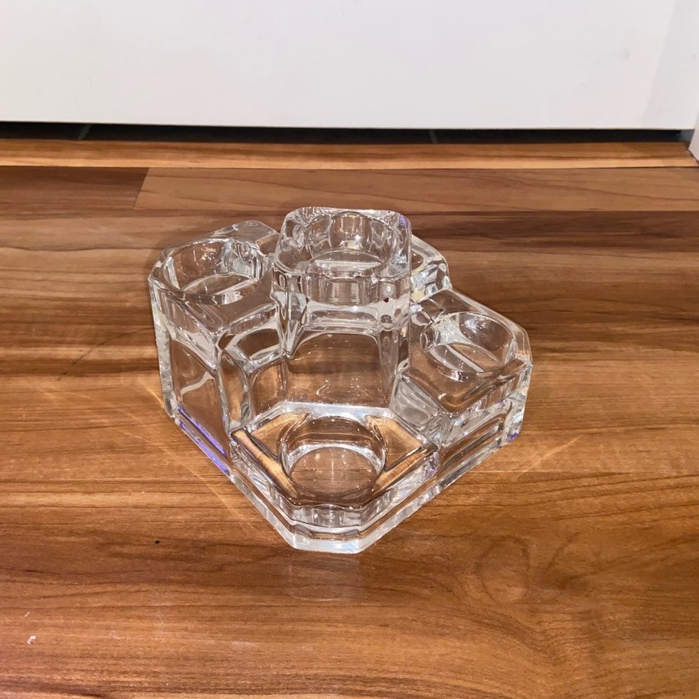 CRYSTAL CASTLE TEALIGHT HOLDER PARTYLITE P7170